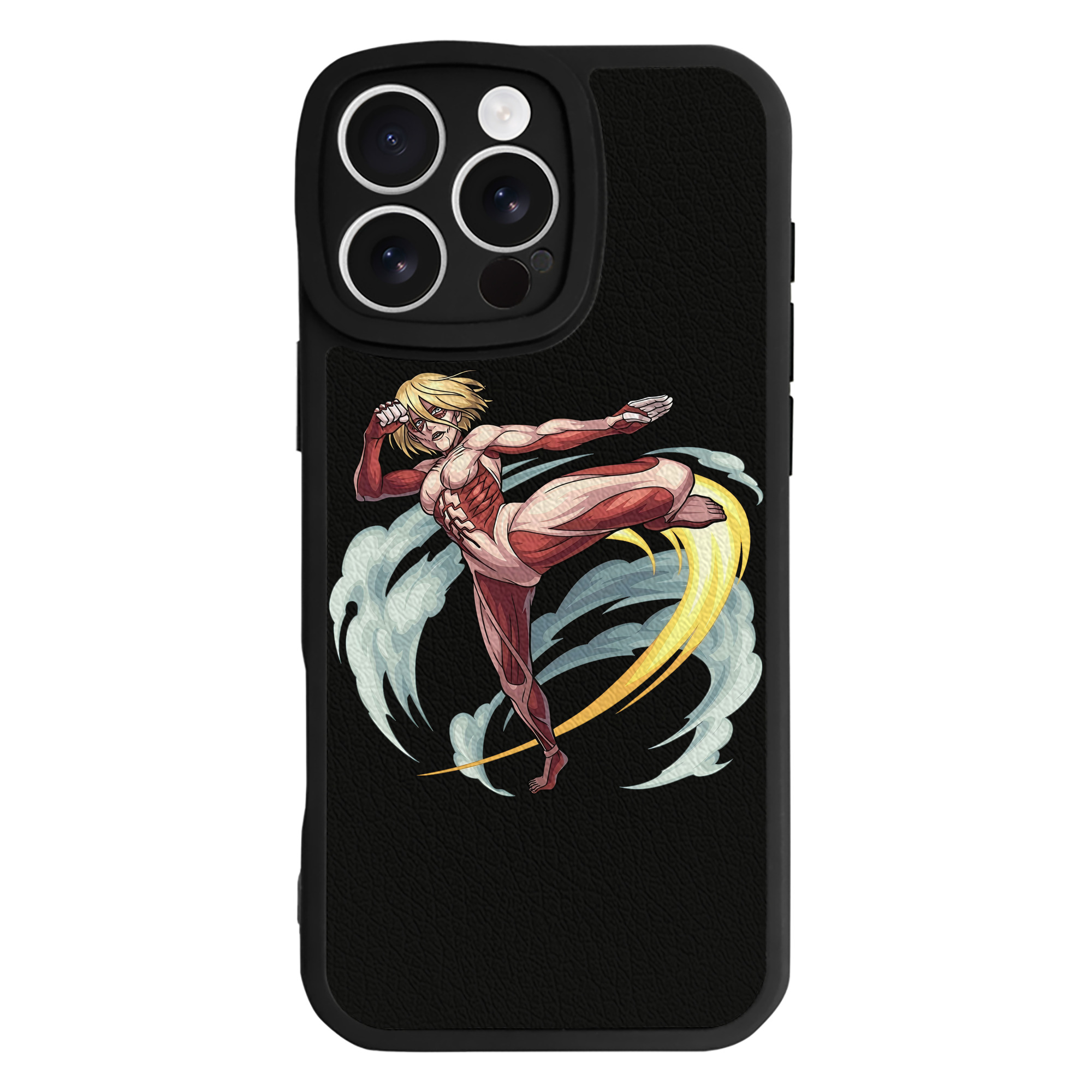 （画像用） 進撃の巨人 Attack on Titan 【iPhone 16シリーズ対応】シリコンスマホケース（レザー調） 材質：シリコン